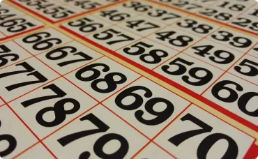 Traditional paper bingo cards